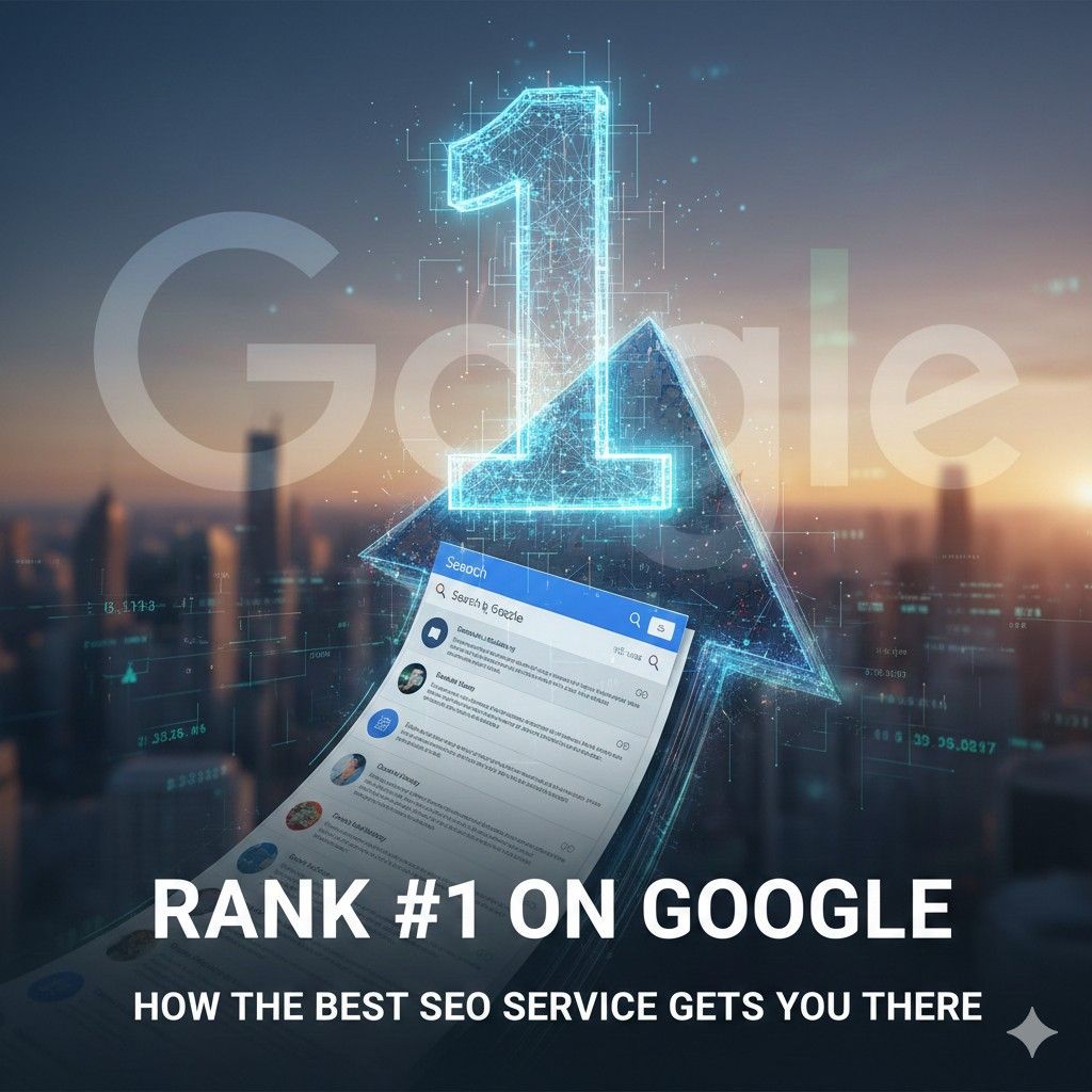 Rank #1 on Google: How the Best SEO Service Gets You There