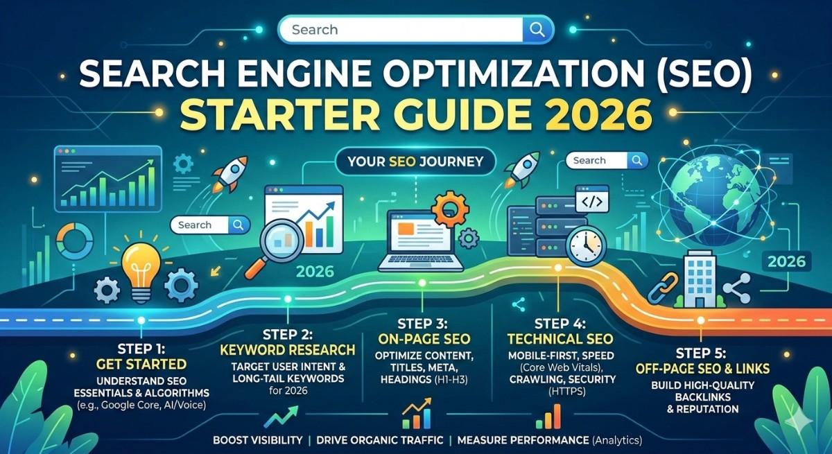 You are currently viewing Search Engine Optimization (SEO) Starter Guide 2026